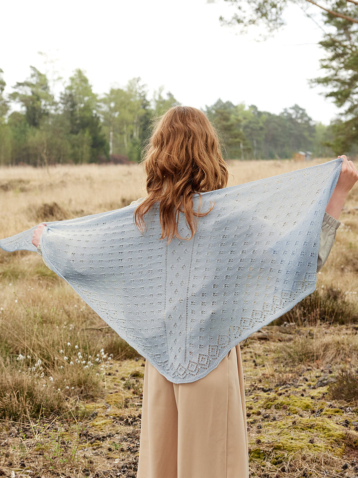 Strickpaket Cool Wool Lace Faroërtuch