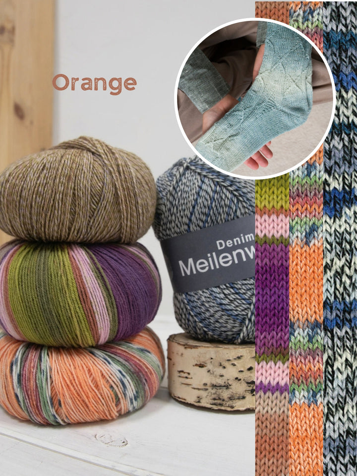 Strickpaket Sockenprobe Socktober