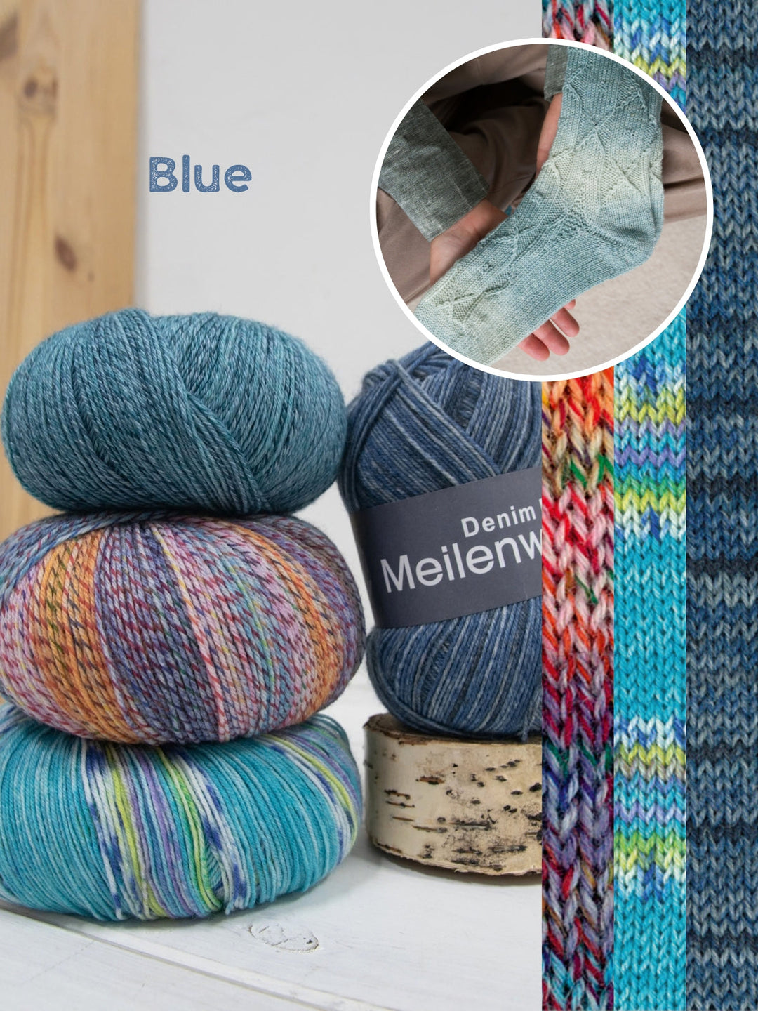 Strickpaket Sockenprobe Socktober