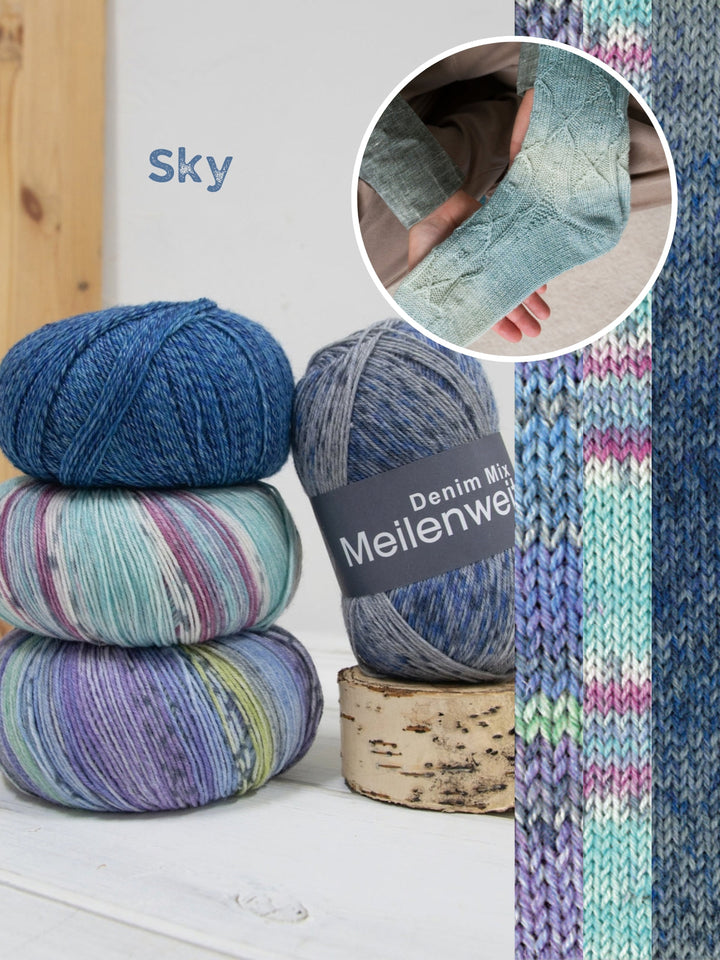 Strickpaket Sockenprobe Socktober