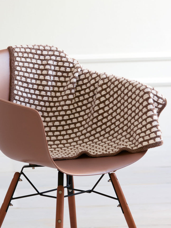 Strickpaket Ecopuno Babydecke mit Struktur