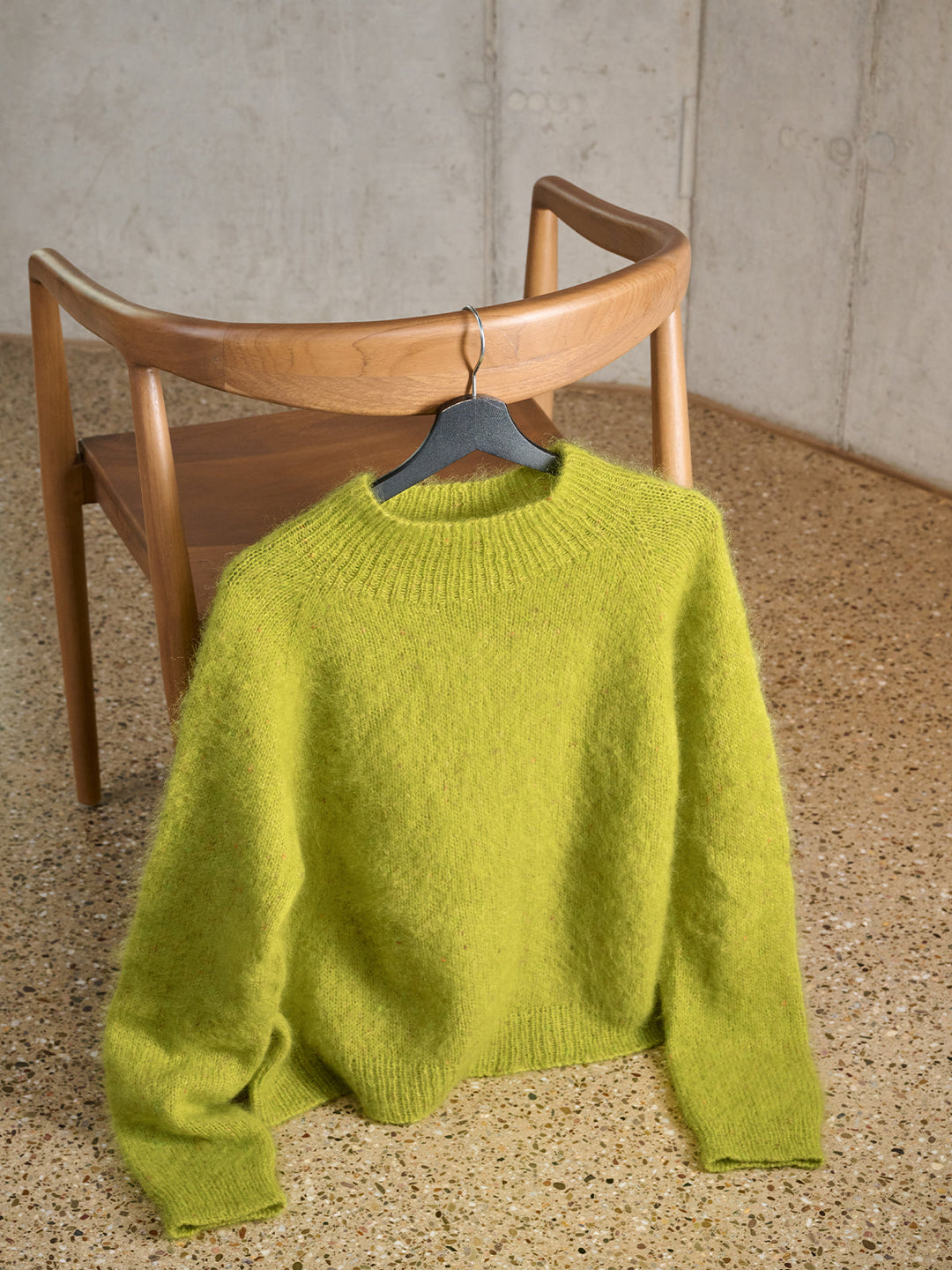 Strickpaket Classy Raglan Sweater - Natural Superkid Tweed