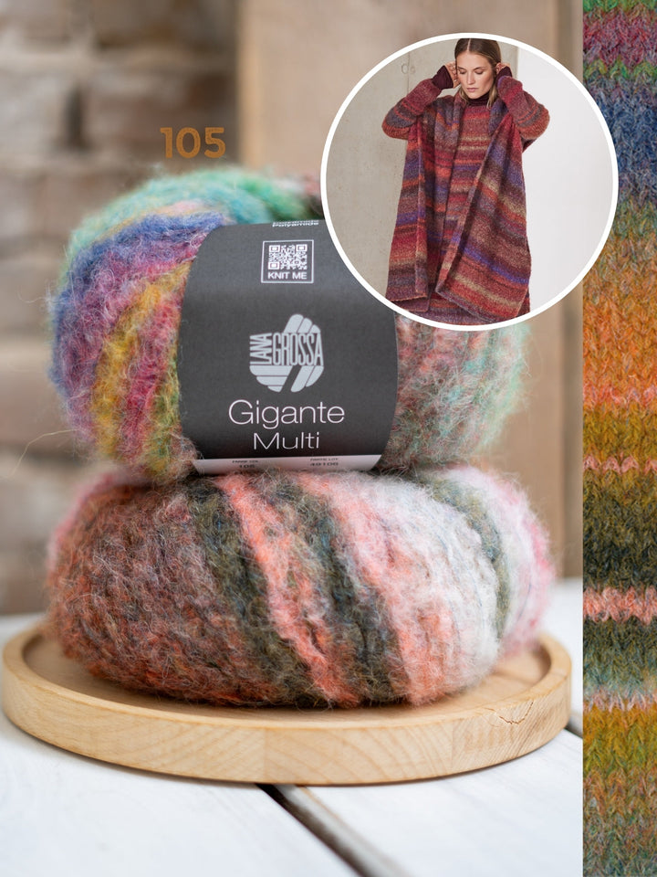Strickpaket Gigante Multi Schal