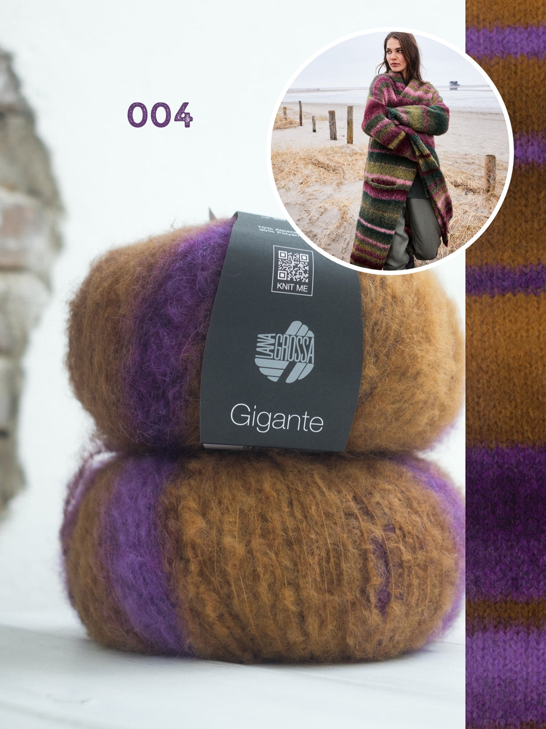 Strickpaket Gigante Mantel
