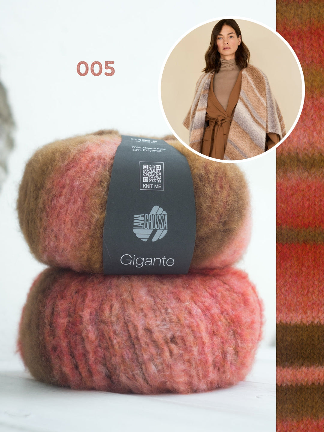 Strickpaket Gigante Poncho