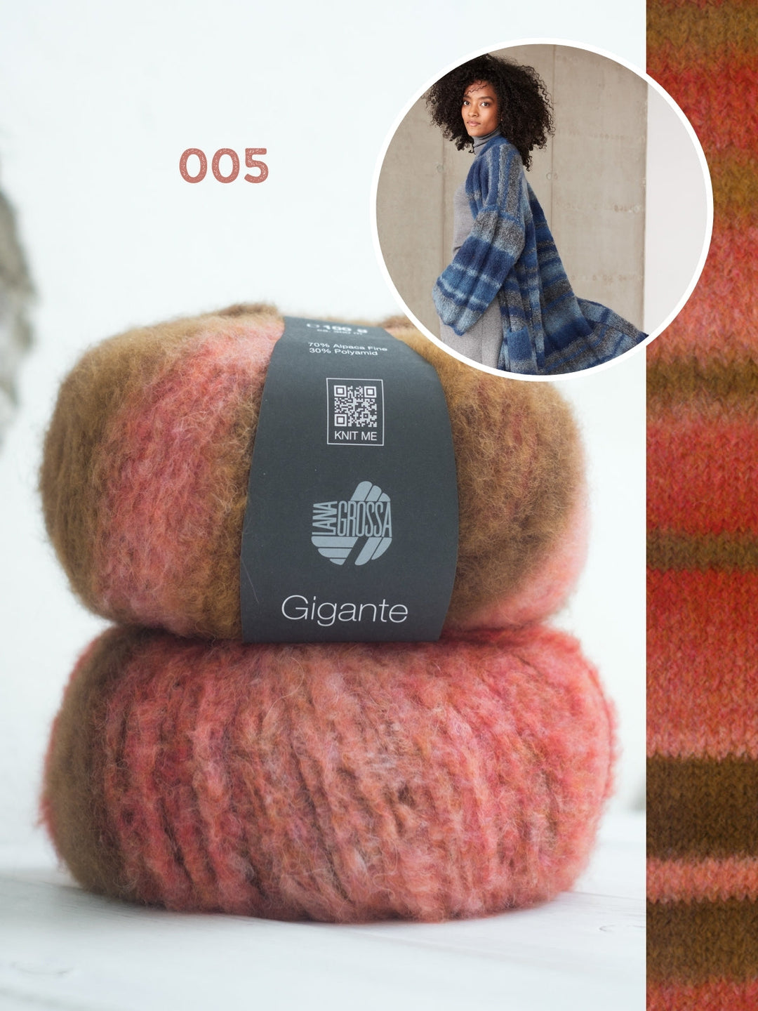 Strickpaket Gigante Mantel