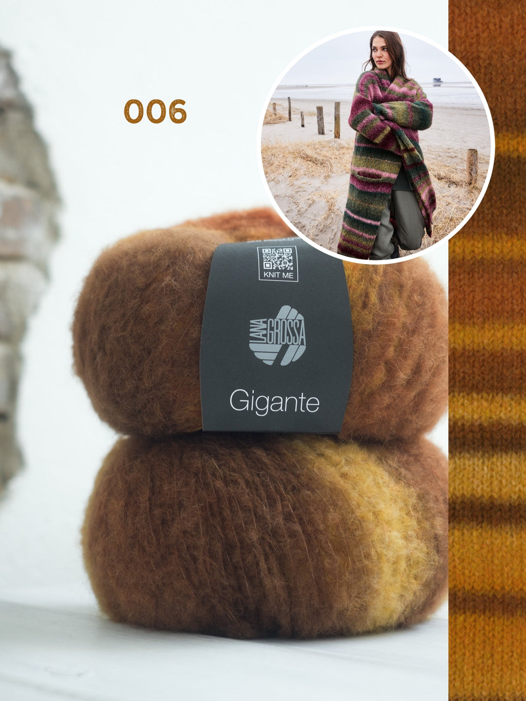 Strickpaket Gigante Mantel