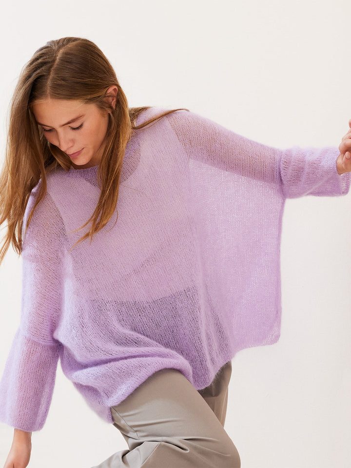 Strickpaket Silkhair oversized shirt