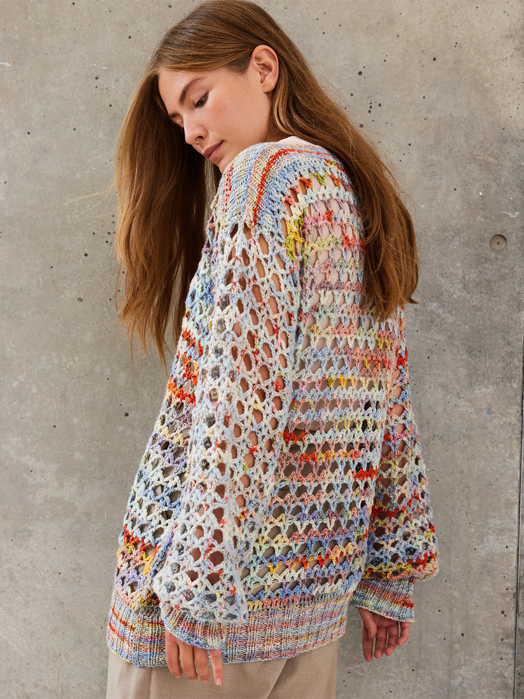 Häkelpaket Cotonella Multi Pullover