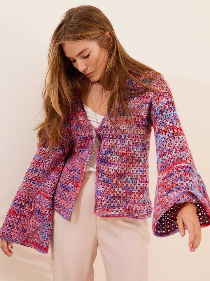 Häkelpaket Cotonella Multi Jacke