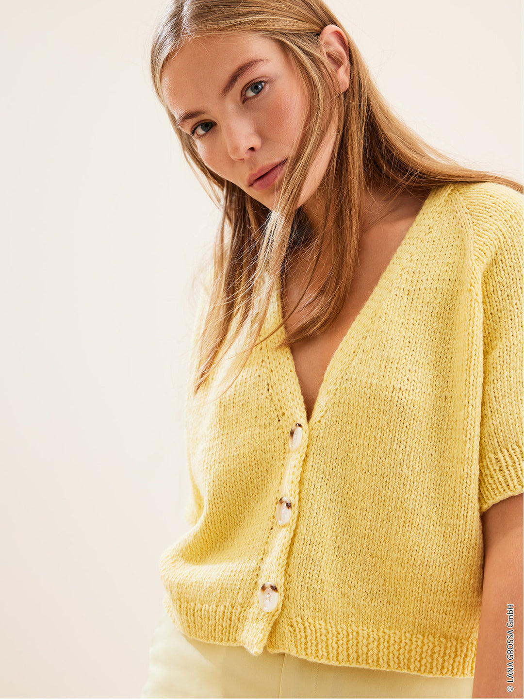Strickpaket Summer Softness Kurzarm-Raglanjacke