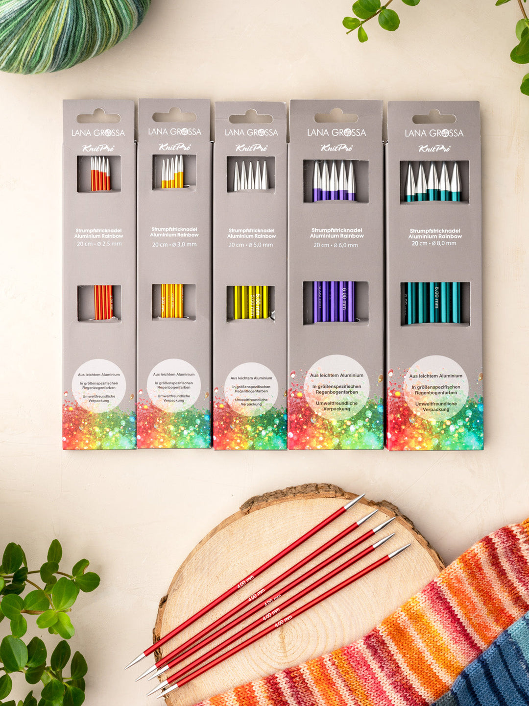 Nadelspiel Rainbow - 20 cm