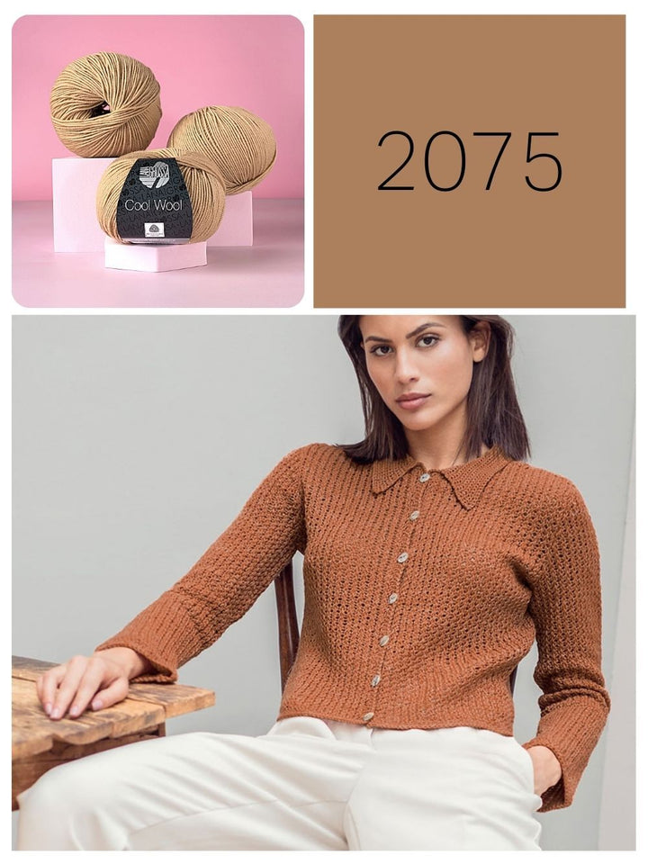 Strickpaket Cool Wool Jäckchen